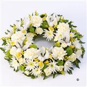 Extra Large Classic Selection Wreath Yellow and Cream