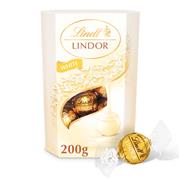 Lindt Lindor White Chocolate Truffles Box 200g