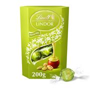 Lindt Lindor Pistachio Milk Chocolate Truffles Box 200g